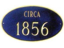 Historical Home Plaque