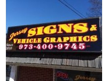 Lightbox / acrylic / plexiglass sign by Jersey Signs